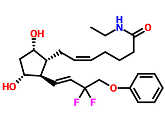 Tafluprost ethyl amide 1185851-52-8