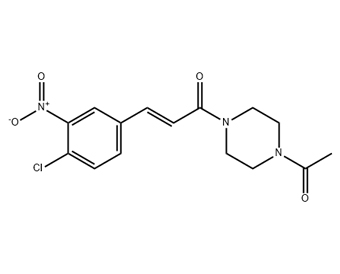 1-chloro-2-nitro-4-((E)-((4-acetylpiperazin-1-yl)carbonyl)ethenyl)benzene 301179-69-1